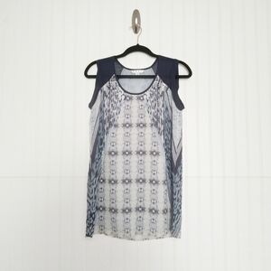 Cabi Mixed Print Tunic Top Style 253